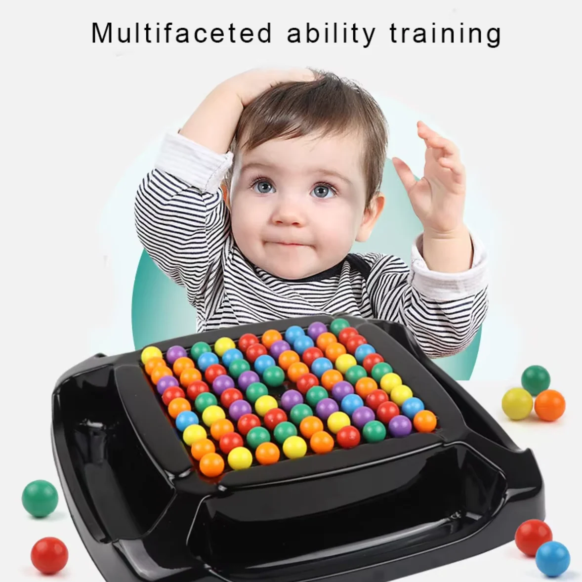 Intellectual Rainbow Bead Removal Game