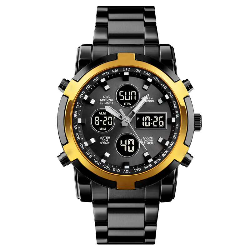 ⌚ 50% OFF! 💪 Waterproof Military Watches for Men – Analog-Digital, Durable & Functional Design for Outdoor