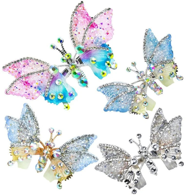 Butterfly Wing Hair Clips