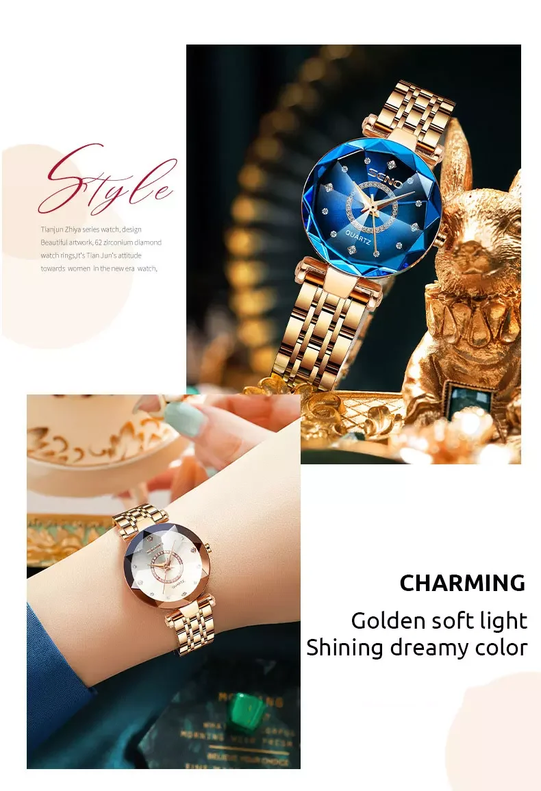 ⌚✨ Elegant Shining Watch 💎🌟