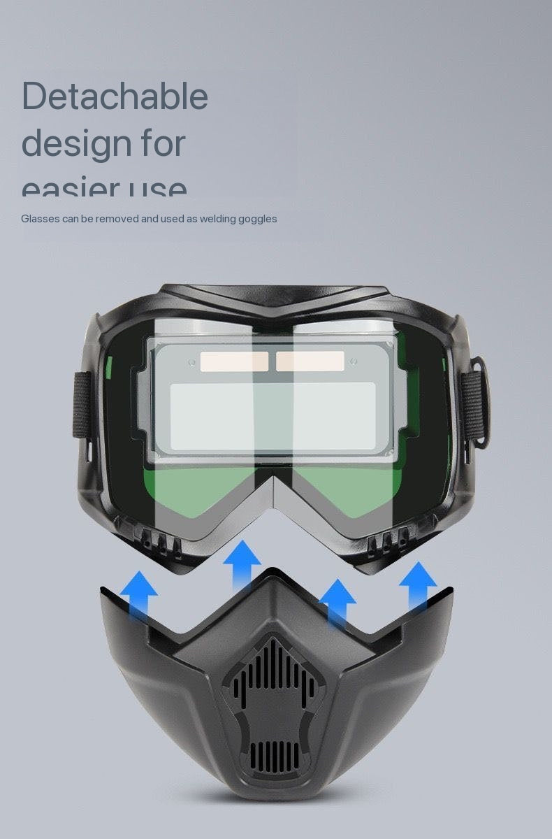 ⏳Auto-Darkening Welding Mask