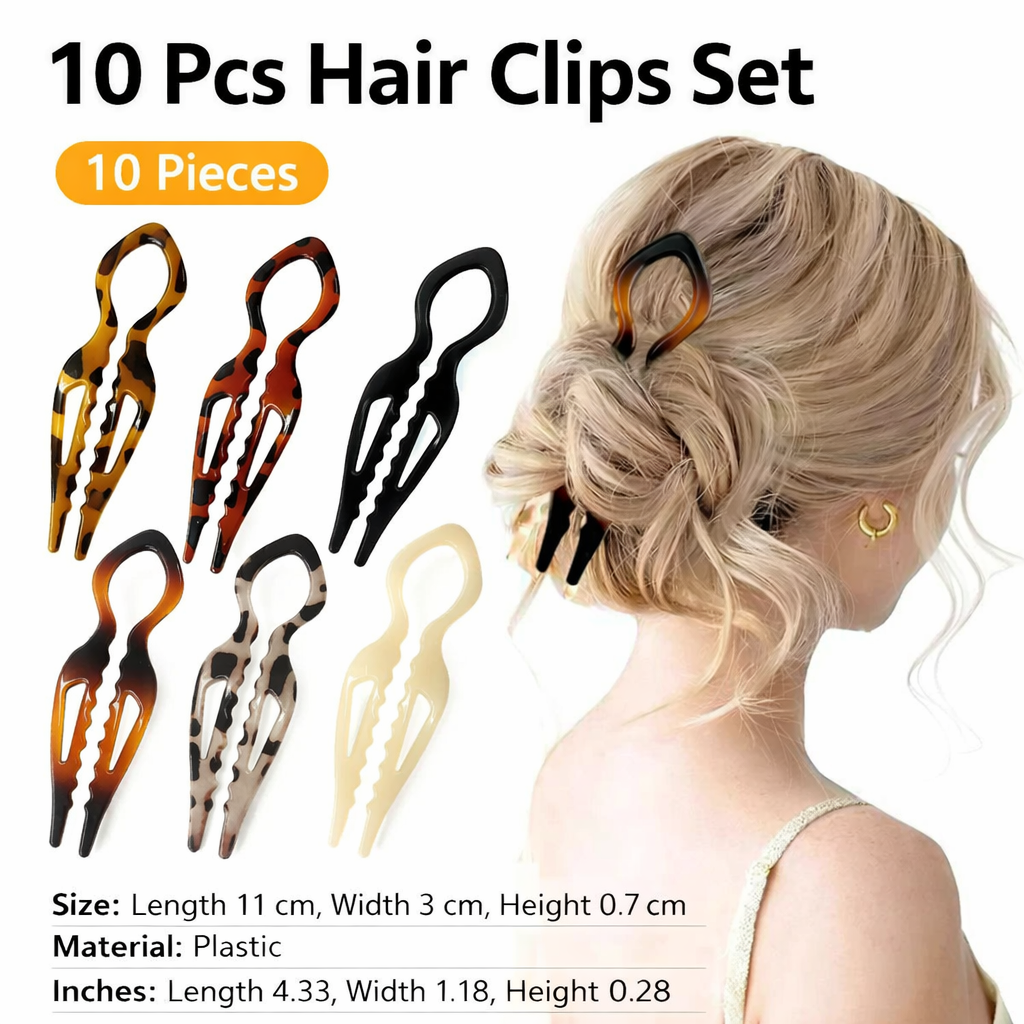 ✨🌸 French Hair Pins – Effortless Chic Hair Styling Set 👑💖