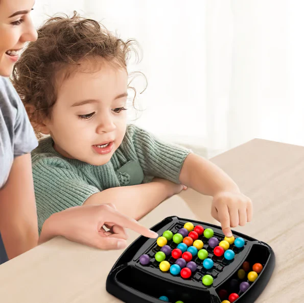 Intellectual Rainbow Bead Removal Game