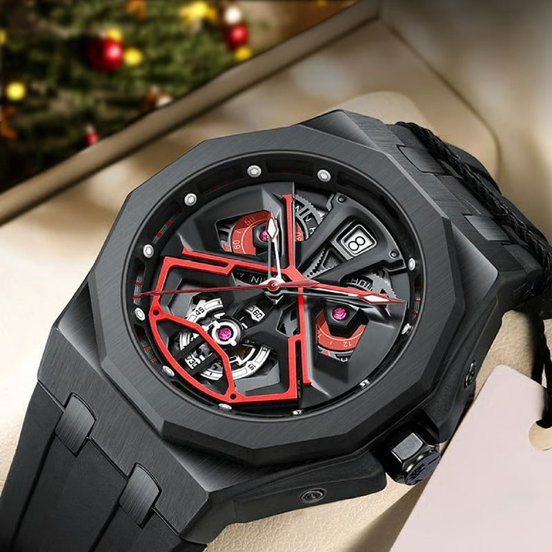 Men's Hollow-out Fashionable Waterproof Quartz Watch