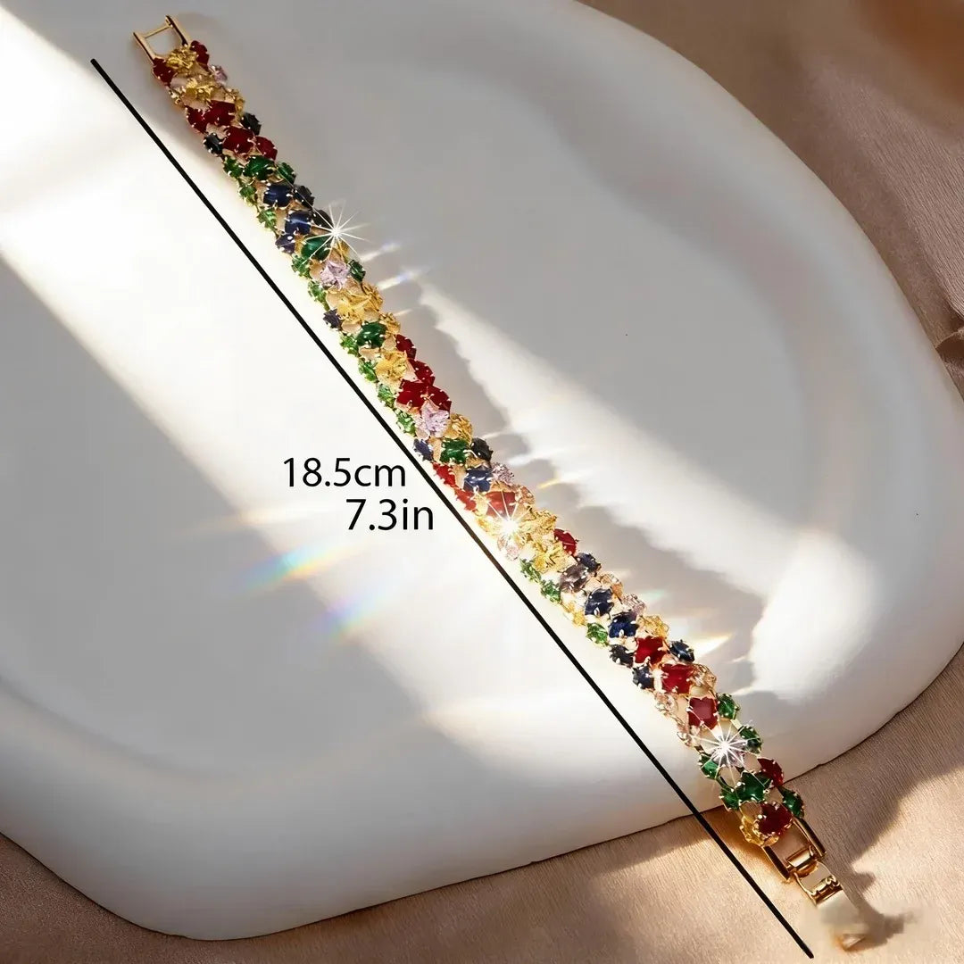 Bohemian Geometric Zirconia Bracelet( 🎁With Gift Box🎁)