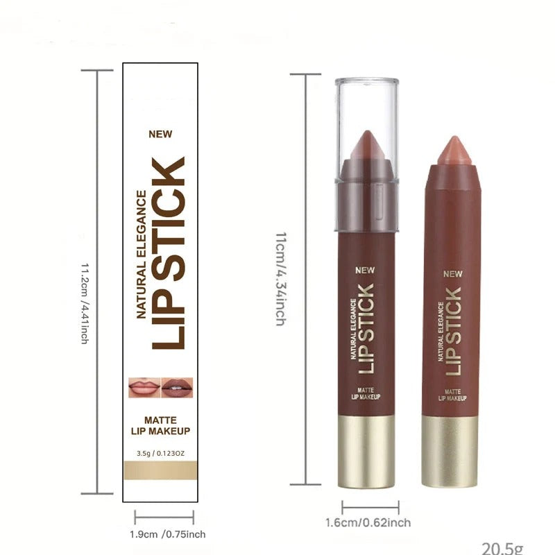 🔥🎁 BUY 1 GET 1 FREE! ✨💄 Long-Lasting Matte Lip Crayon for Women |Hydrating & Non-Drying | Precision Triangular Tip | 6 Colors ✨