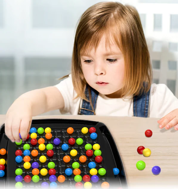 Intellectual Rainbow Bead Removal Game