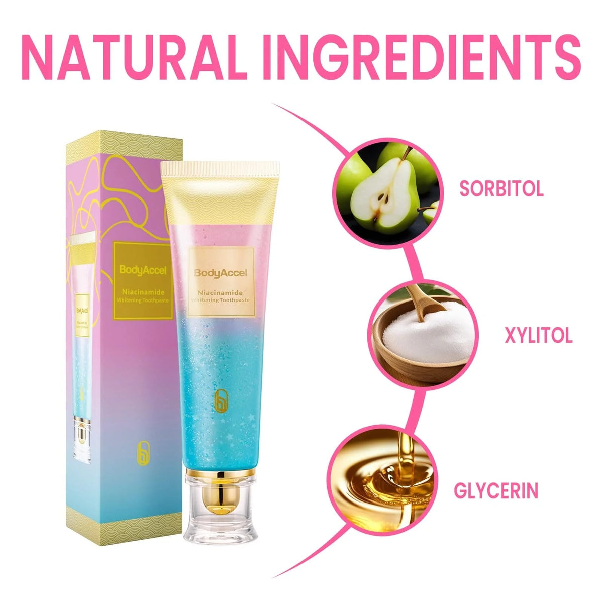 Eptchn Triple Fluoride-Free Whitening Niacinamide Toothpaste-1pc