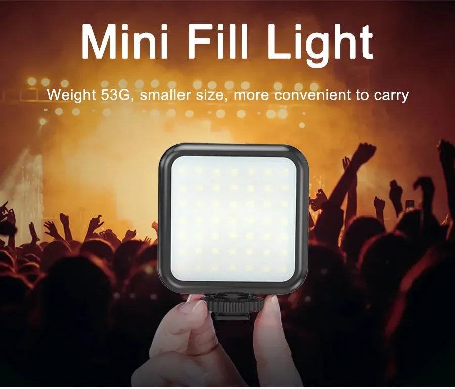 Professional Live Video Mobile Phone Photography Set with Fill Light Microphone Tripod