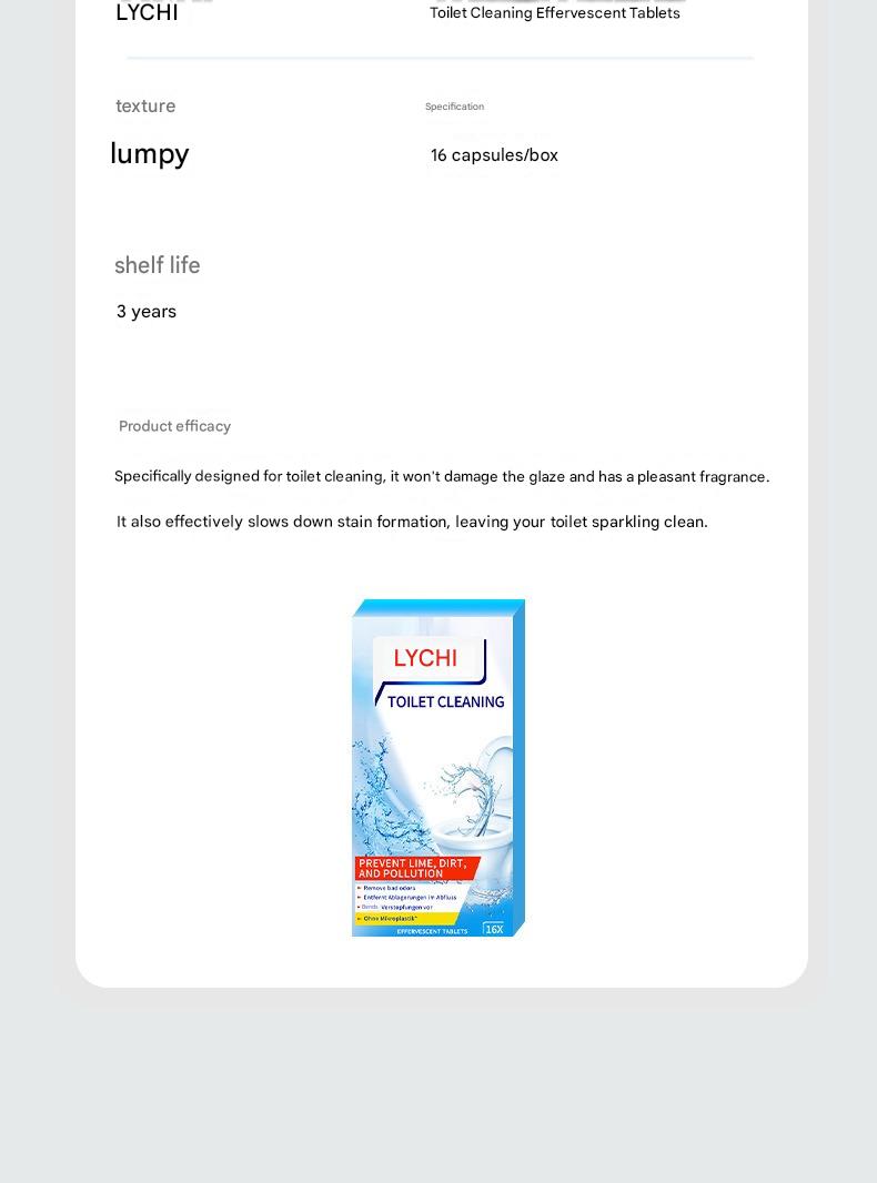 🚽✨ Toilet Cleaning Effervescent Tablets – Create a Fresh & New Toilet! 💧🫧