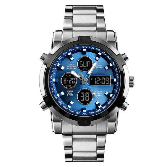 ⌚ 50% OFF! 💪 Waterproof Military Watches for Men – Analog-Digital, Durable & Functional Design for Outdoor
