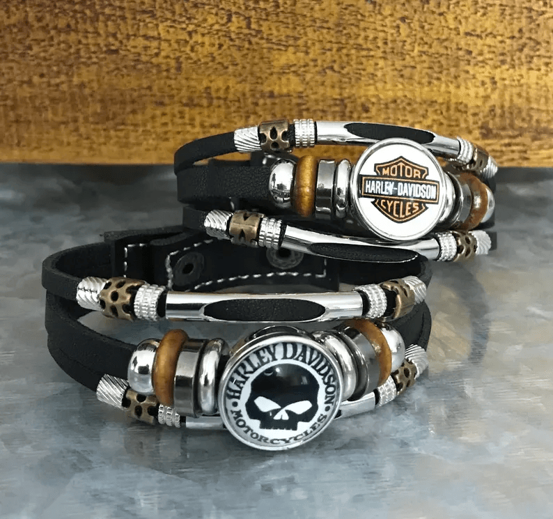 HD Leather Snap Jewelry Bracelet