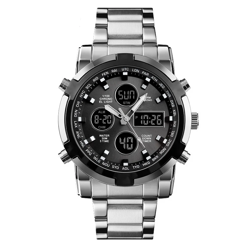 ⌚ 50% OFF! 💪 Waterproof Military Watches for Men – Analog-Digital, Durable & Functional Design for Outdoor