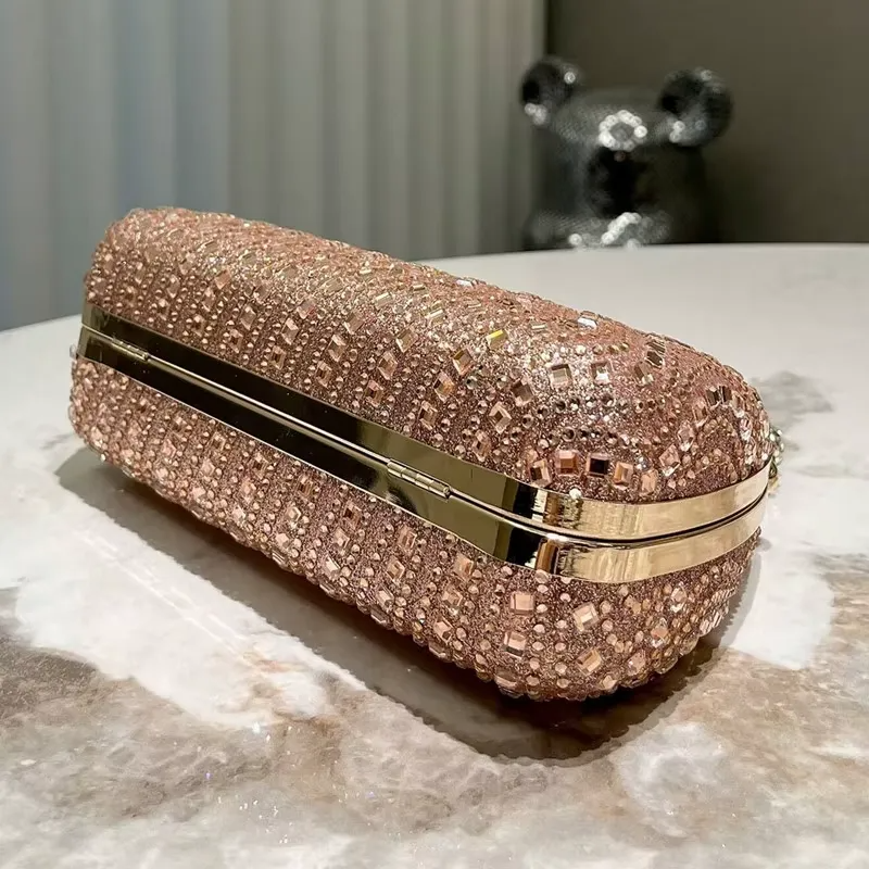 ✨ Trendy Luxury Fashion Diamonds Women's Handbag – Full Rhinestone Party Clutch Bag ✨