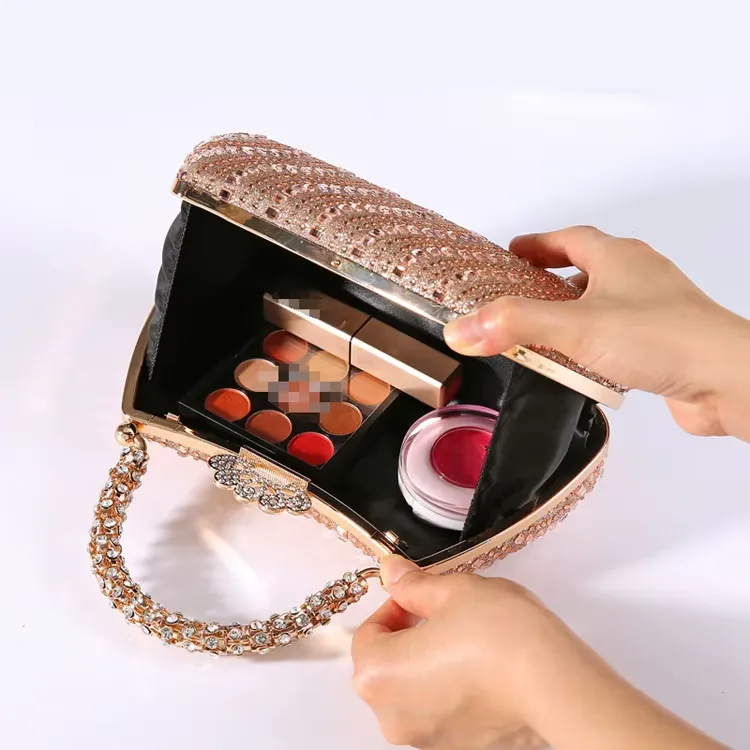 ✨ Trendy Luxury Fashion Diamonds Women's Handbag – Full Rhinestone Party Clutch Bag ✨