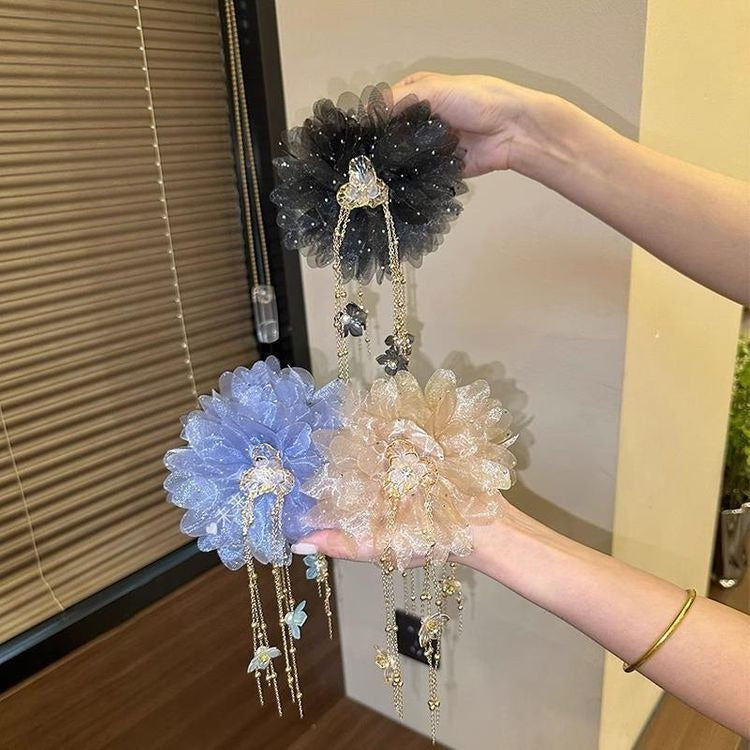 Korean Peony Hair Clip