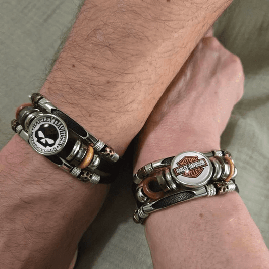 HD Leather Snap Jewelry Bracelet