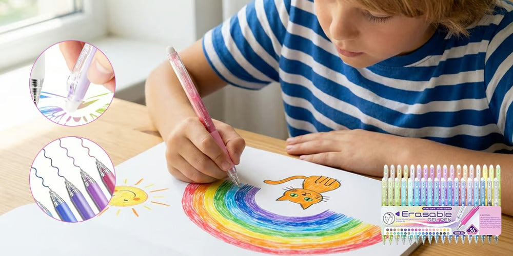 🔥🎉 50% OFF 🎉🔥 Erasable Pen-12PCS SET