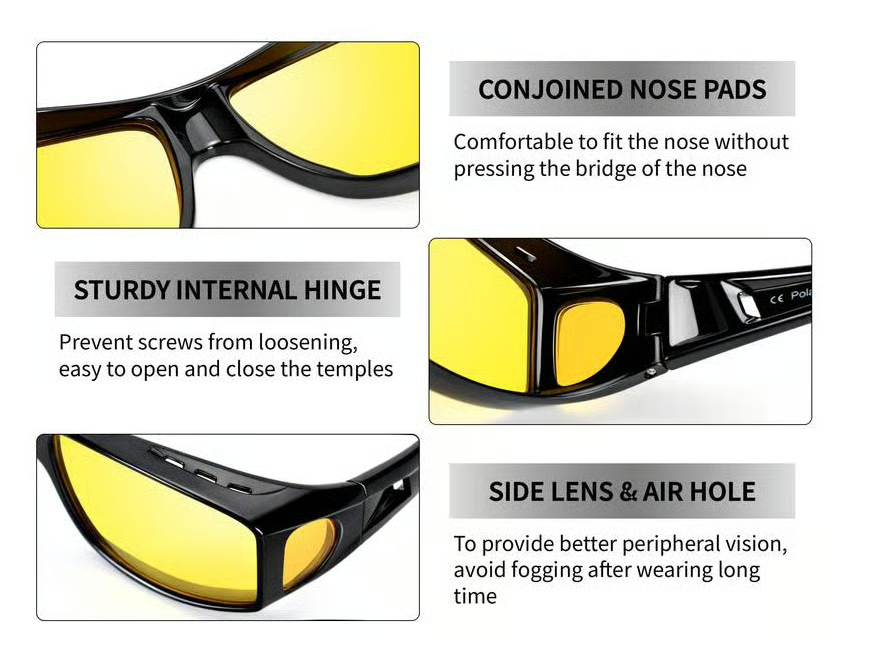 Night Vision Driving Glasses, Anti-glare Polarized