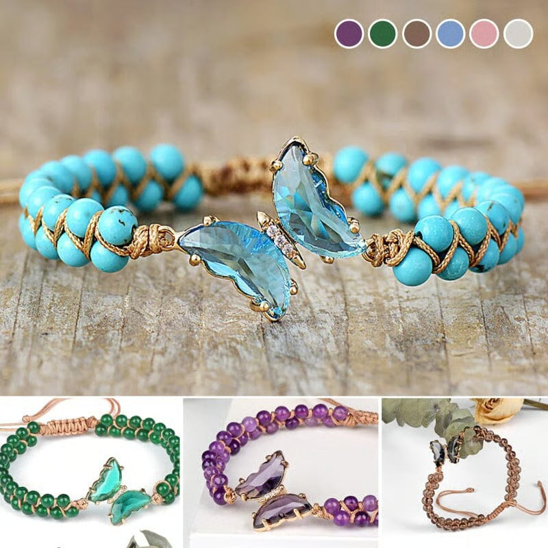 Crystal Butterfly Bracelet