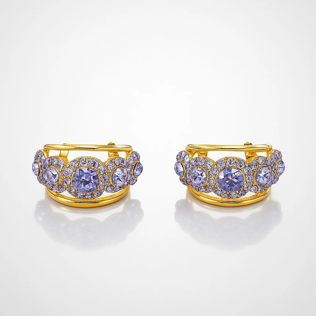 Diamond Zircon Earrings