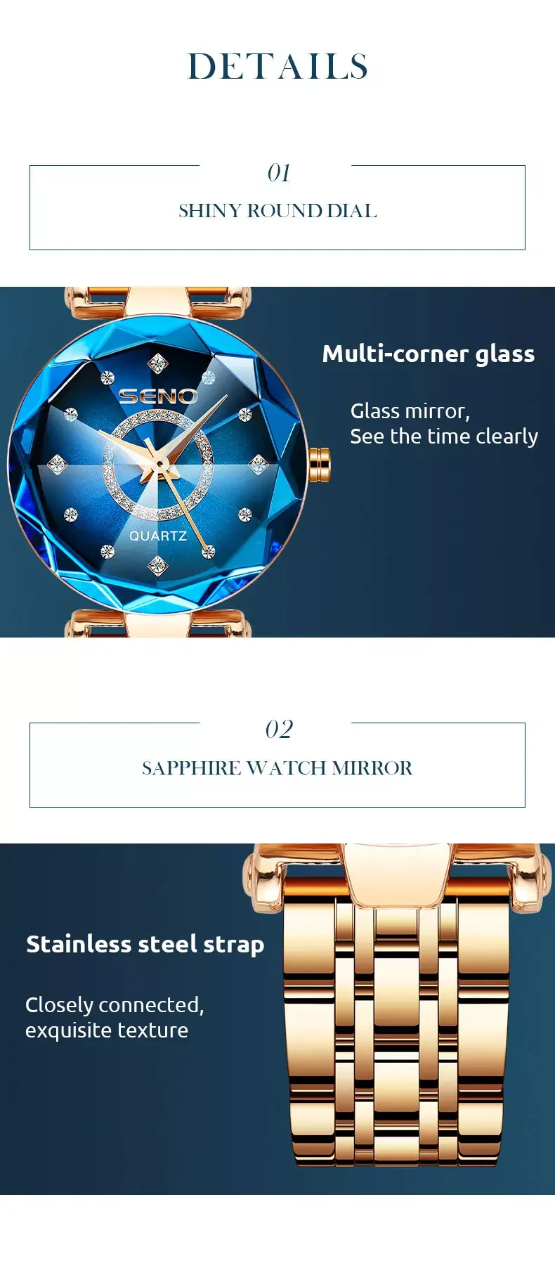 ⌚✨ Elegant Shining Watch 💎🌟