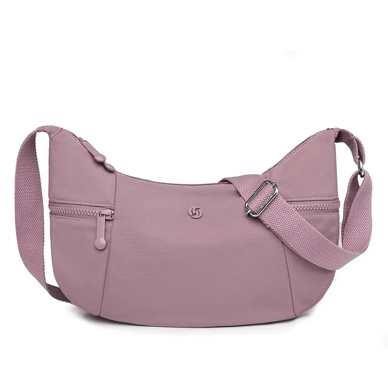 Solid color textured lightweight commuter outdoor travel bag