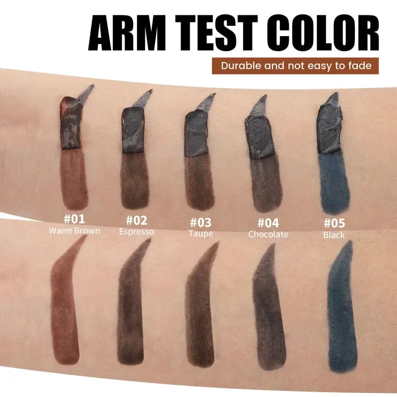 🔥🎉 50% OFF 🎉🔥Waterproof Peel-Off Eyebrow Tint – Long Lasting Brow Gel | 5 Natural Shades