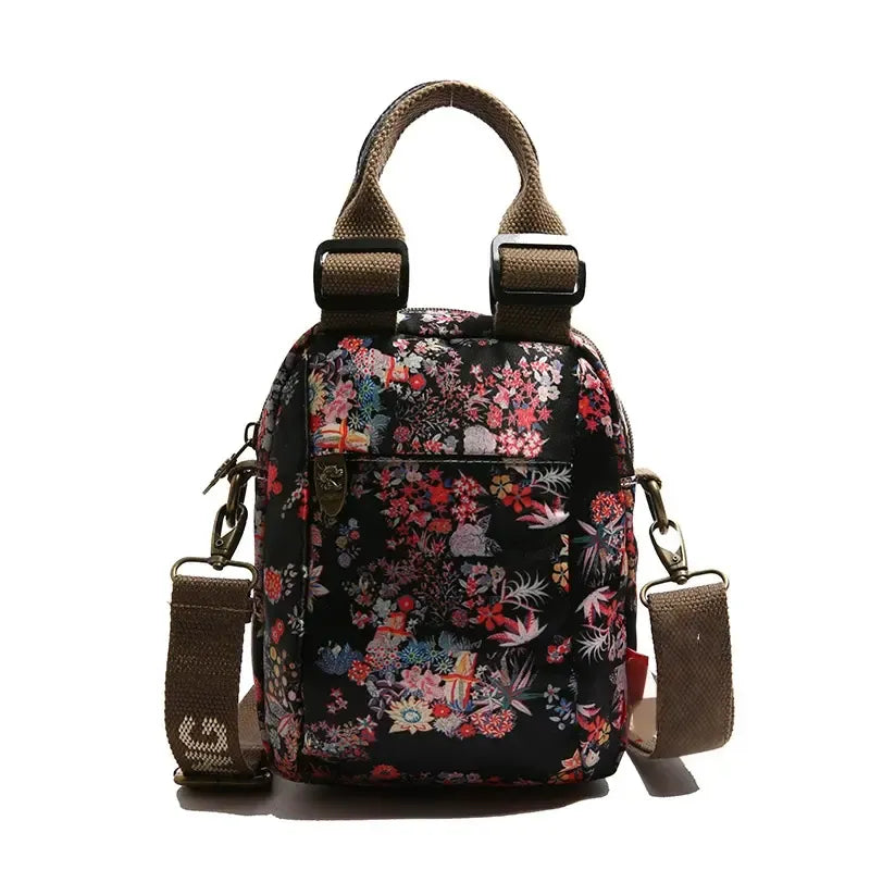 Women's Multi-layer Printed Shoulder Bag