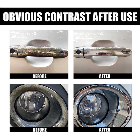 Multifunctional Metal Rust Remover Spray - Fast-Acting Rust Converter for Cars, Tools & Metal Surfaces