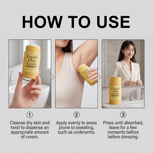 Fresh and moisturizing deodorant stick