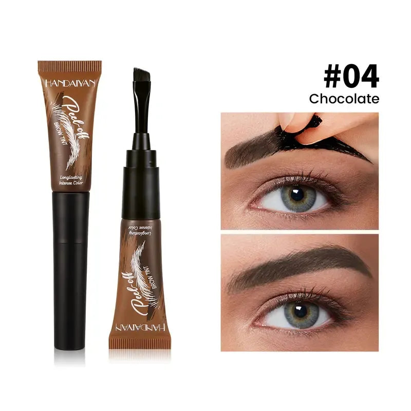 🔥🎉 50% OFF 🎉🔥Waterproof Peel-Off Eyebrow Tint – Long Lasting Brow Gel | 5 Natural Shades