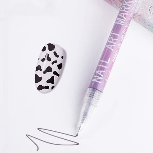 💅🎨 Nail Art Marker Pens | 12 Color Set 🌈✨