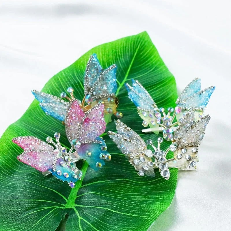Butterfly Wing Hair Clips