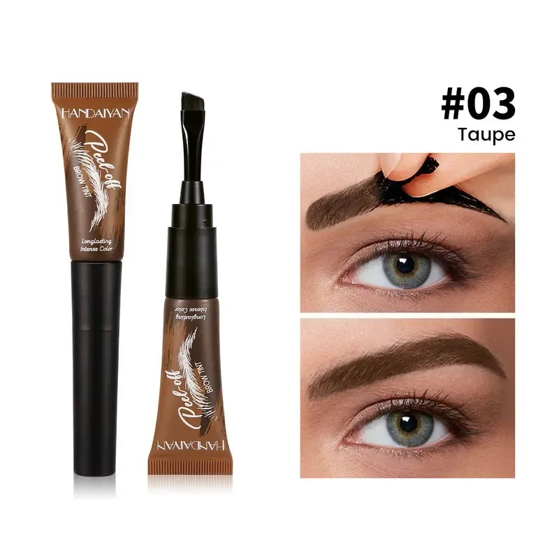 🔥🎉 50% OFF 🎉🔥Waterproof Peel-Off Eyebrow Tint – Long Lasting Brow Gel | 5 Natural Shades