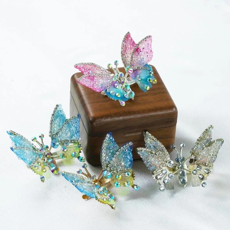Butterfly Wing Hair Clips