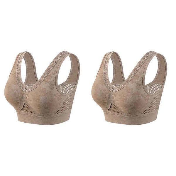 Seamless Lace High Support Bra for Women