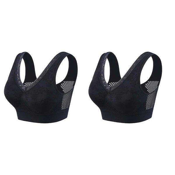 Seamless Lace High Support Bra for Women