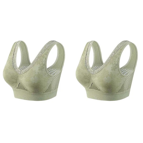 Seamless Lace High Support Bra for Women