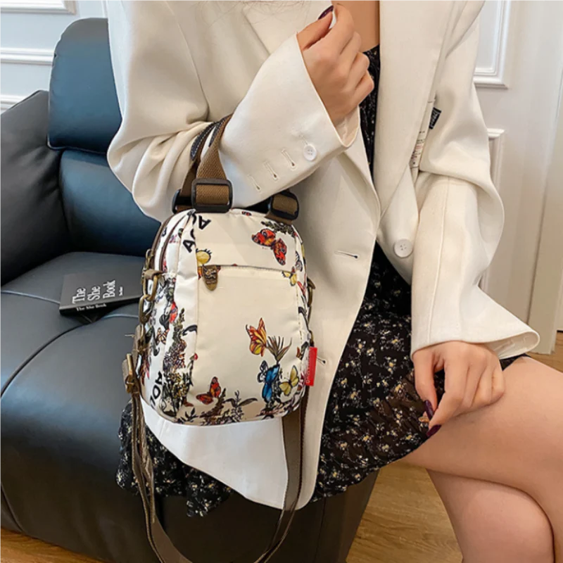 Women's Multi-layer Printed Shoulder Bag