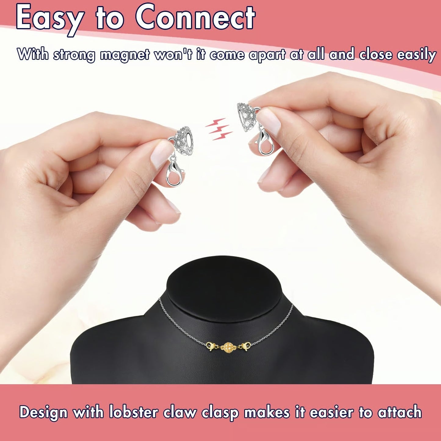 💥Magnetic Necklace Clasps and Closures