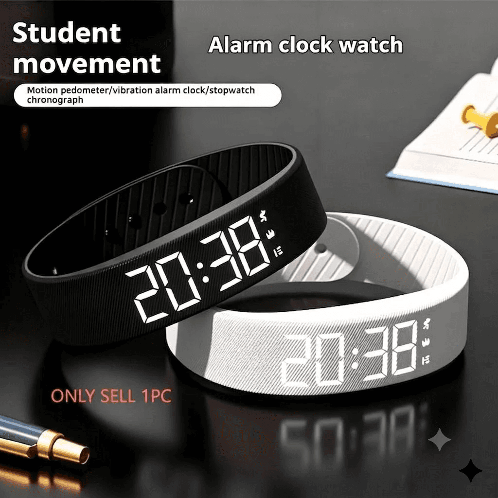 ⌚Multi-Functional Smart LED Digital Sports Alarm Band Watch 🖤🤍