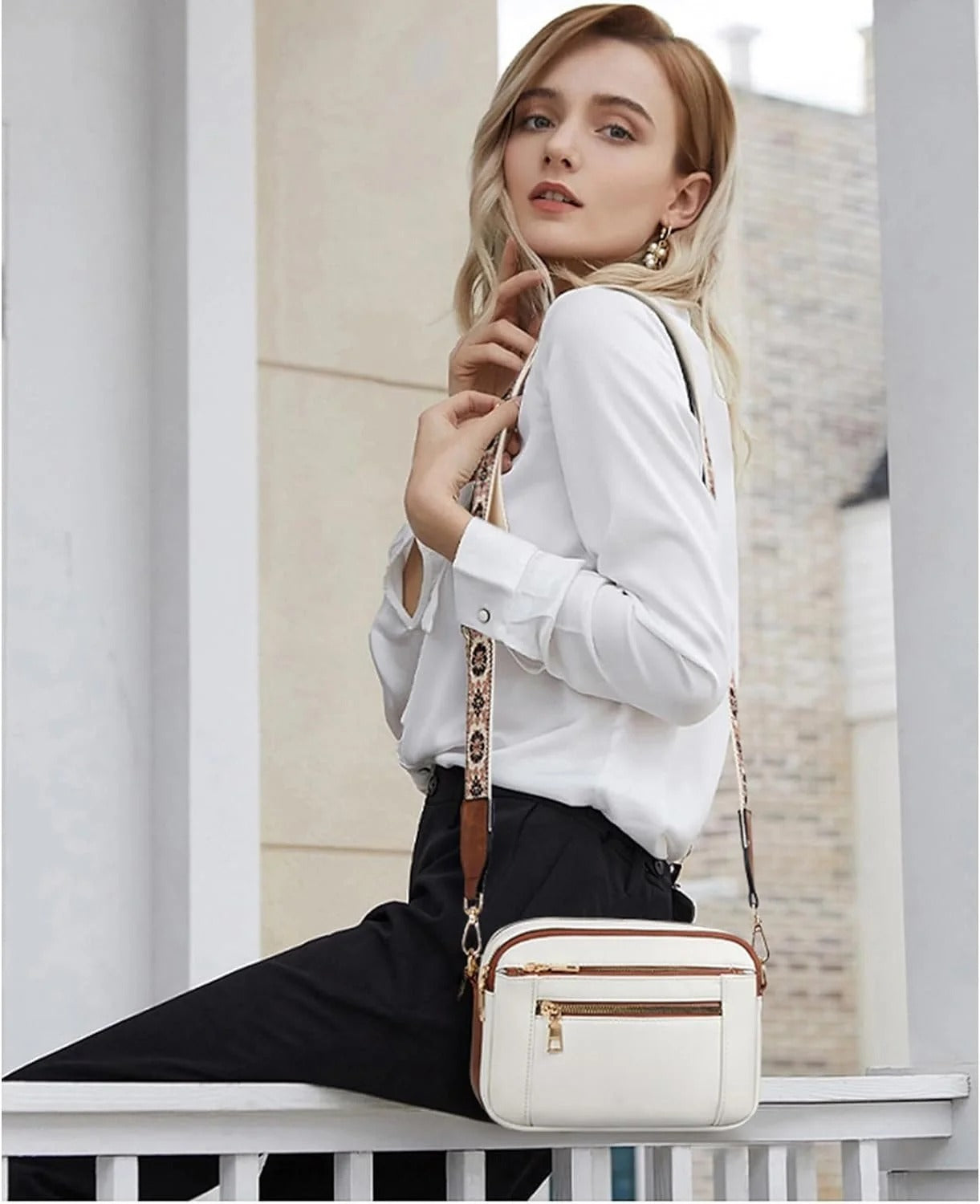 Liora | Refined Leather Shoulder Bag