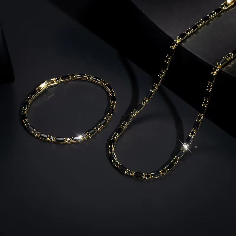✨50%OFF NOW!💎Sparkling Jewelry Set for Unisex – Necklace & Bracelet.